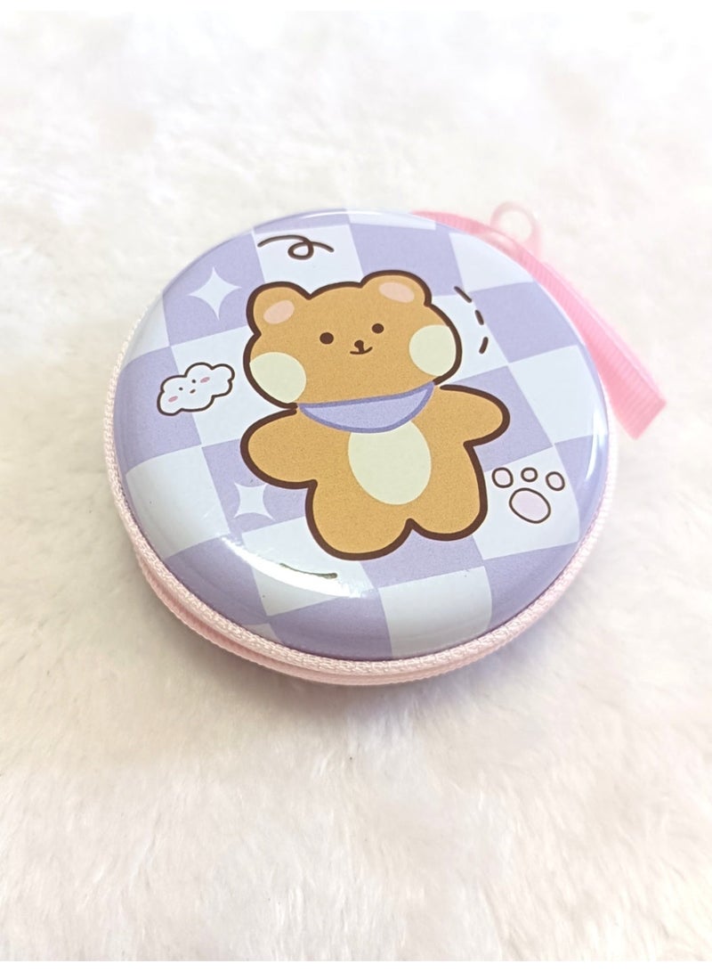 بوك معدني صغير للنقود المعدنيه ، تصميم أنيق ومتين ، حجم عملي وسهل الحمل للاستخدام اليومي - Image 1